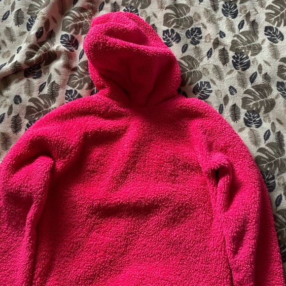 Calvin Klein Cozy Pink Sherpa Hoodie - Picture 4 of 11